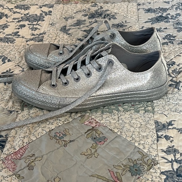 Converse Chuck Taylor All Star Glitter 10 Womens - Picture 2 of 8